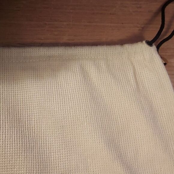 Fendi dust bag beige with drawstring closure Vintage dustbag storage bag travel - Picture 12 of 13